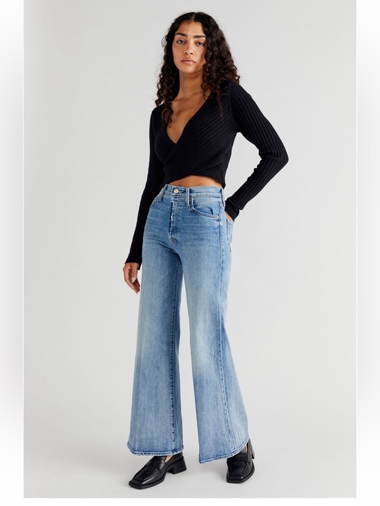 MOTHER Denim - Mother The Flycut Tomcat Roller Wide Leg Jeans Size 30
